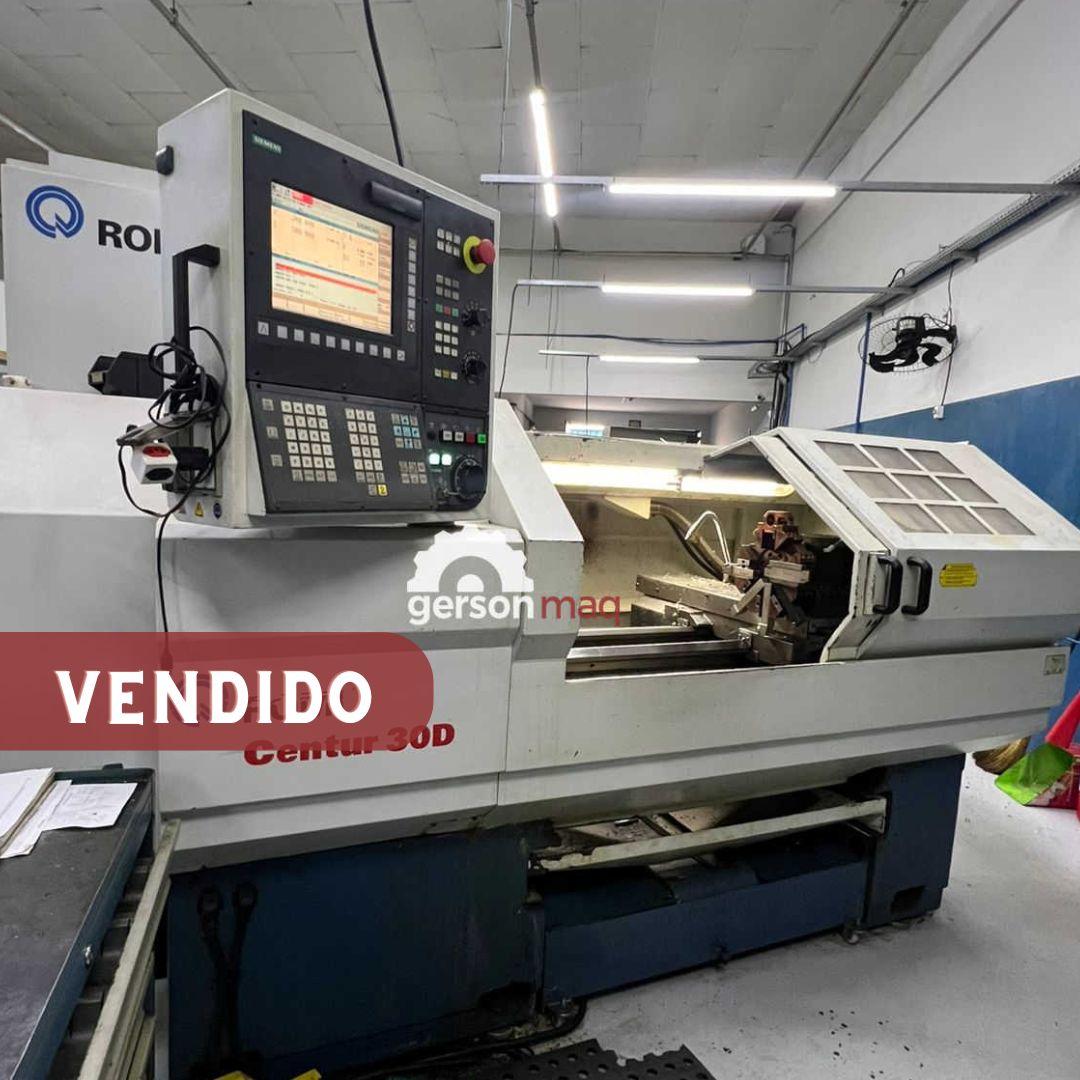 TORNO CNC ROMI CENTUR 30 D ANO 2007 - SIEMENS